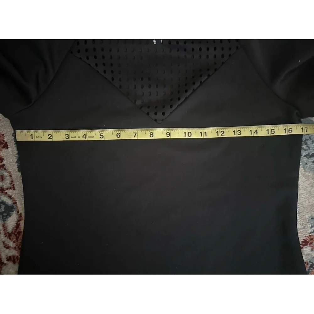 Fabletics Sweatshirt Dress Women Size S Black Tilly Athletic Dress Mini Dress - Picture 12 of 13